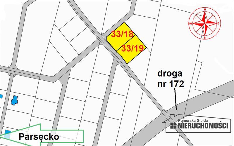 orientacyjne położenie działek