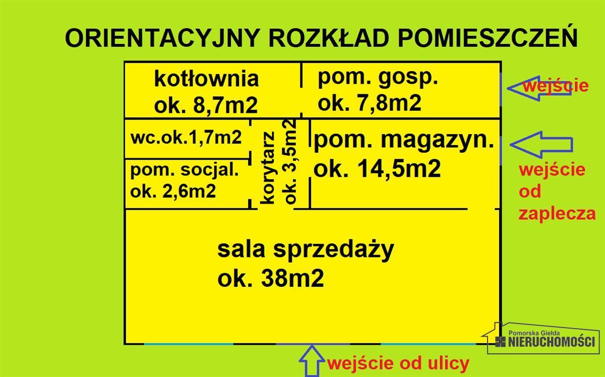 orientacyjny rozkład pomieszczeń