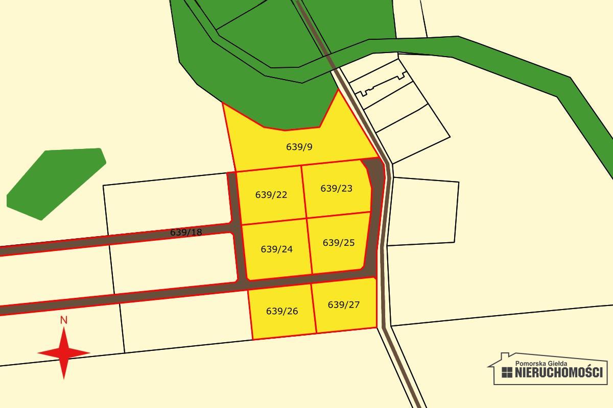 Sprzedaż Działka budowlana Parsęcko