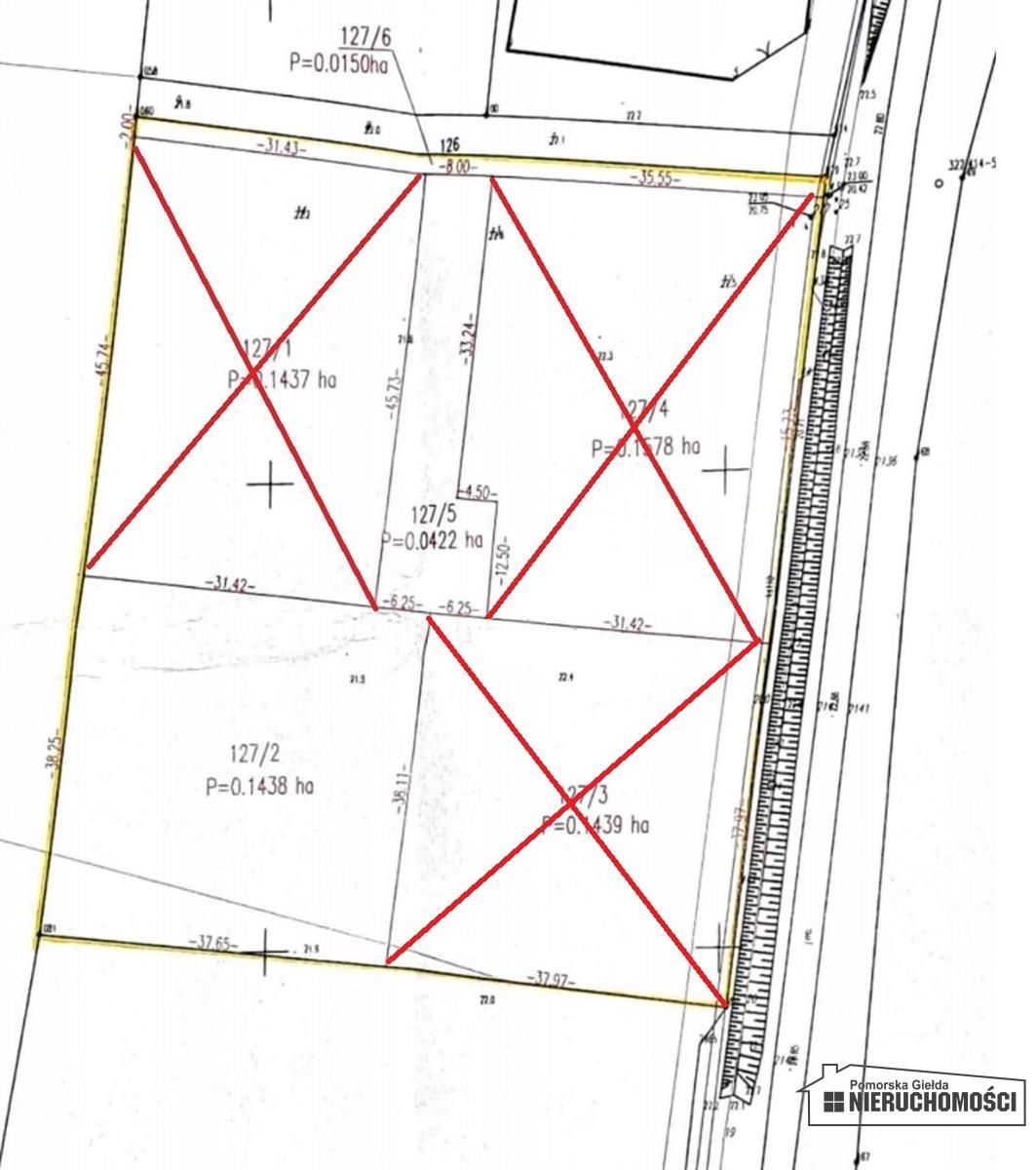 Sprzedaż Działka budowlana Kościernica