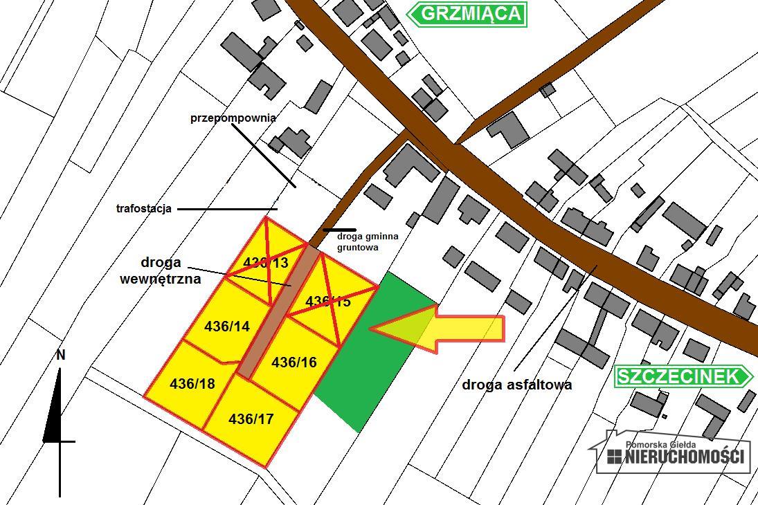 Sprzedaż Działka budowlana Parsęcko