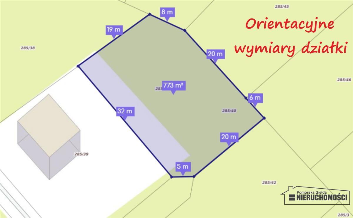 Sprzedaż Działka budowlana Parsęcko