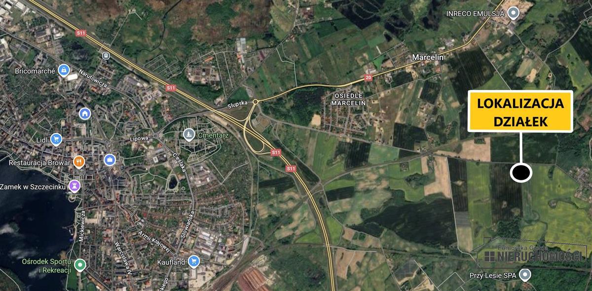 Sprzedaż Działka budowlana Marcelin