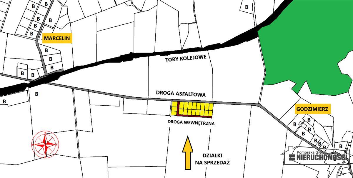 Sprzedaż Działka budowlana Marcelin