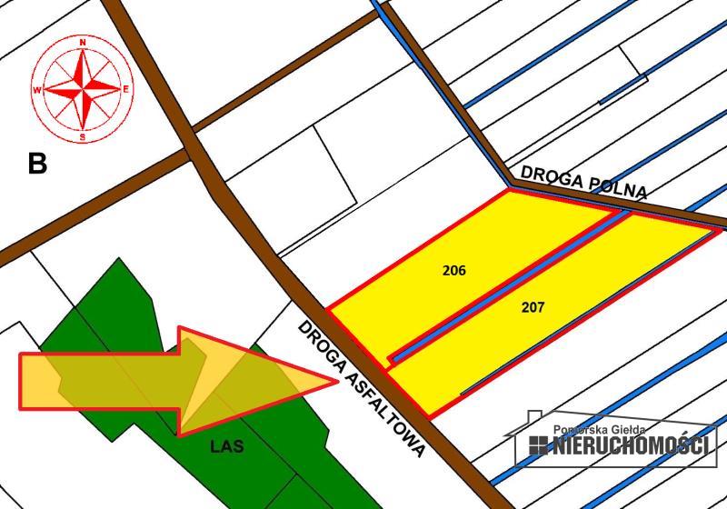 Sprzedaż Działka budowlana Radowo Małe