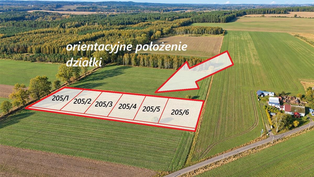 Sprzedaż Działka budowlana Krosino