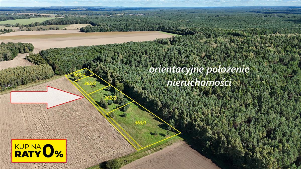 Sprzedaż Działka rolna Dargikowo